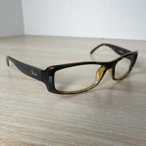 Ray-Ban RB4088 710/57 Sunglasses Tortoise Shell Wrap Frame Only Italy WIDE ARMS.
